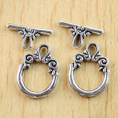 12sets Tibetan Silver Toggle Clasp H0524