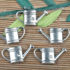 Alloy metal Tibetan Silver color watering tool design  charms 11pcs EF0135