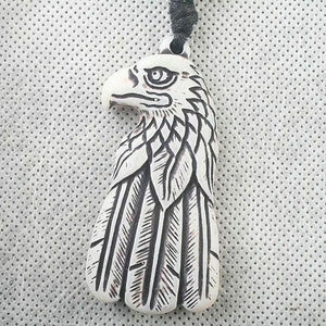 1pc Eagle Tibetan Imitate with wooden beads Pendant C785