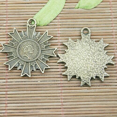 5pcs antiqued bronze color 31mm  portrait pendant  EF1257
