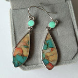 Fashion Jewelry Hook Earring Glossy stone color Retro Earring