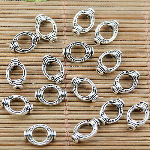 40pcs tibetan silver tone 2sided spacer frame charms EF1961