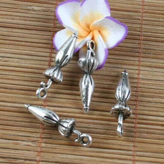 8pcs Tibetan silver umbrella pendant h0111