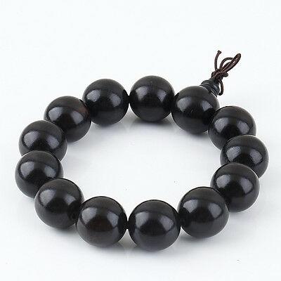 Buddha Sanda EbonyWood Tibet Buddhist Prayer Beads Mala Bless Bracelet ML23