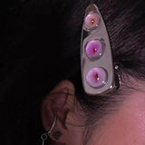 Fashion Jewelry hairpin Glass eyes Punk HairClip Funny metal HairPin