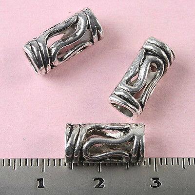 25pcs Tibetan silver crafted curved wire spacer h1419