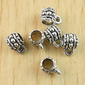 20pcs Tibetan Silver Cup connector bail fit the chain H0869