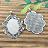 Pick 3-colors Multi-styles  oval shaped cabochon setting in 35x25mm  DIY making