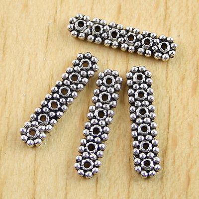 20pcs Tibetan Silver Bali 6 HOLE spacer bars h0231
