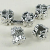 Multi-styles 18KGP EUROPEAN STOPPER CLIP/LOCKS BEADS FINDINGS FIT BRACELET