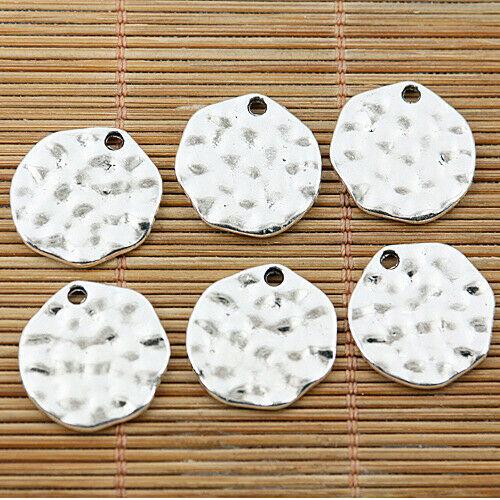 8pcs Tibetan silver irregular shape charms EF1663