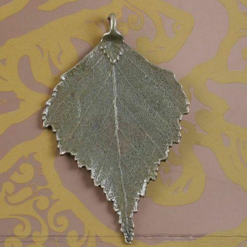 2pcs 71x45mm antiqued bronze big leaf  pendant G1727