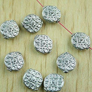 15pcs Tibetan silver Disc Spacer Beads h1460