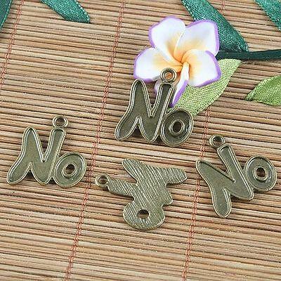 16pcs antiqued bronze No design pendant charm G1065