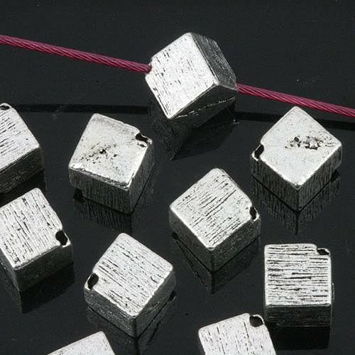 12pcs tibetan silver tone 8x8mm cubic Spacer beads EF0160