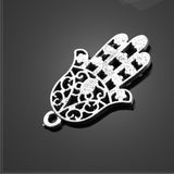 High quality 8 PCS/Lot 20.2mm*30mm alloy Hamsa Hand Charms