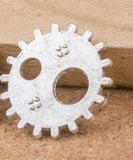High Quality 10 Pieces/Lot Diameter 20mm Antique Silver plated Antique Bronze Steampunk Gear Charms Metal Charm