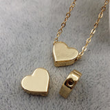 High Quality 20 Pieces/Lot 10mm*11mm Shiny Silver Plated Polished Smooth Heart Bead Charms Fit For DIY Jewelry Making
