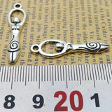 Newest 10 Pieces 9*33mm Mixed Alloy Antique Silver Color Sun Goddess Charms Angel Pendant Accessory For DIY Jewelry Making
