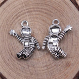 Newest 10Pcs 22*14mm Fashion Astronaut Charms For DIY Jewelry Making Bracelet Necklace Pendant Accessories Gifts Wholesale