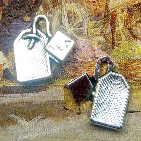 Newest 10Pieces 15*15mm Mixed Alloy Antique Silver Color Lock Charms Keychain Necklace Pendant Accessory For DIY Jewelry Making