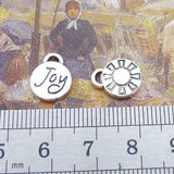 Newest 20Pieces 10*12mm Mixed Alloy Antique Silver Color Flower Charms Earrings Pendant Accessory For DIY Jewelry Making