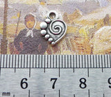 Newest 20Pieces 10*13mm Mixed Alloy Antique Silver Color Heart Charms Pretty Necklace Pendant Accessory For DIY Jewelry Making