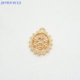 Newest Style 20 Pieces/Lot 12mm*15mm Antique Silver plated Antique Bronze Gold plated Small Christmas Snowflake Charms