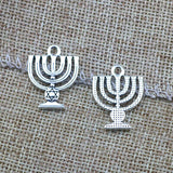 10 Pieces 18x24mm Antique Silver Color Wicca Charms Necklace Bracelet For DIY Jewelry Making