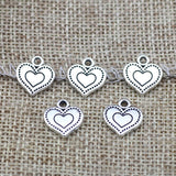 30 Pieces 12x13mm Antique Silver Color Infinity Love Charms Necklace For DIY Jewelry Making