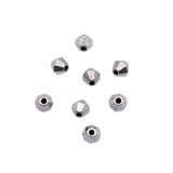 WYSIWYG 100pcs 4x4x4mm Small Hole Beads Charms For Jewelry Making DIY Bracelet Making Antique Silver Color