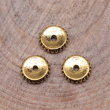 WYSIWYG 100pcs 6x6mm Antique Gold Color Spacer Beads For Jewelry Making DIY Jewelry Findings