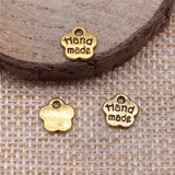 WYSIWYG 100pcs 8mm Charm Hand Made Tiny 3 Colors Hand Made Charms Hand Made Pendant Charms For Jewelry Making DIY