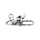 10pcs 10x20mm Antique Silver Color Chainsaw Charms For Jewelry Making ef4384