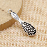 WYSIWYG 10pcs 10x33mm Comb Charms Antique Silver Color For Jewelry Making Zinc Alloy Charms Pendant DIY Jewelry Findings