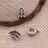 WYSIWYG 10pcs 10x6x6mm Beads Bails Antique Silver Color For DIY Jewelry Making Zinc Alloy Jewelry Findings Jewelry Accessories