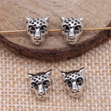WYSIWYG 10pcs 10x8x7mm Small Hole Spacers Beads For Jewelry Making Leopard Spacers Beads Charms Leopard Beads