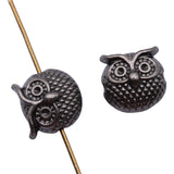 WYSIWYG 10pcs 11x11x7mm Owl Bead Spacer Bead Charms For Diy Beaded Bracelets Jewelry Handmade Making