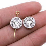 WYSIWYG 10pcs 12mm Antique Silver Color Bead For DIY Jewelry Making DIY Bracelet Making