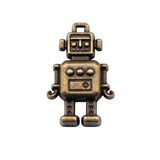 WYSIWYG 10pcs 12x18mm 2 Colors Charms 3D Robot Jewelry Findings DIY Accessories Robot Pendant For Jewelry Making
