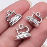 WYSIWYG 10pcs 13x14mm Antique Silver Color Iron Charms Pendant For Jewelry Making DIY Jewelry Findings
