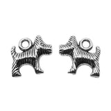 WYSIWYG 10pcs 13x15mm Puppy Charms Pendants For Jewelry Making DIY Jewelry Findings Jewelry Accessories