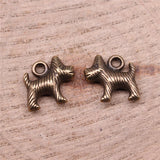 WYSIWYG 10pcs 13x15mm Puppy Charms Pendants For Jewelry Making DIY Jewelry Findings Jewelry Accessories