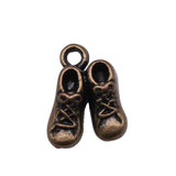 WYSIWYG 10pcs 14x10mm Antique Silver Color Baby Shoe Pendants Baby Shoe Pendants Baby Shoe Charm For Jewelry Making