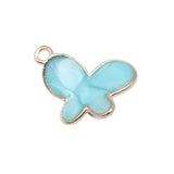WYSIWYG 10pcs 14x18mm 3 Colors Enamel Butterfly Charms Pendant For DIY Jewelry Making Handmade Jewelry Craft Findings
