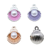 WYSIWYG 10pcs 15x12mm 4 Colors Enamel Shell Charms Pendant For DIY Jewelry Making Handmade Jewelry Craft Findings