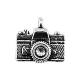 WYSIWYG 10pcs 15x14mm 2 Colors Antique Silver Color Antique Bronze Plated Pendant Camera Charm Pendant