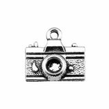 WYSIWYG 10pcs 15x14mm Antique Silver Color Antique Bronze Camera Pendant Camera Charm Pendant Camera Pendants Charm