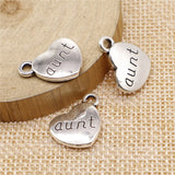WYSIWYG 10pcs 15x18mm Aunt Charms DIY Jewelry Findings Antique Silver Color Antique Bronze Color For Jewelry Making