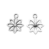 WYSIWYG 10pcs 15x18mm Flower Charms Pendants For Jewelry Making DIY Jewelry Findings Jewelry Accessories